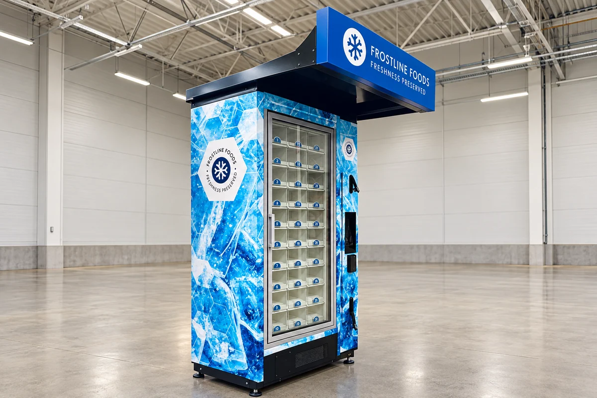 Distributeur Frostline Foods ; couverture retouchée